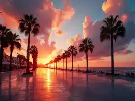 Coucher de soleil à Nice : un spectacle naturel inoubliable