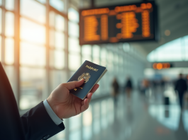 Billet d’avion : la carte d’embarquement, le sésame du voyage ? Main tenant un passeport et carte d'embarquement à l'aéroport