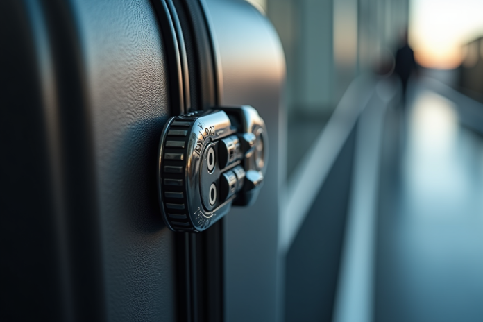 Fermeture de valise Samsonite avec serrure TSA007